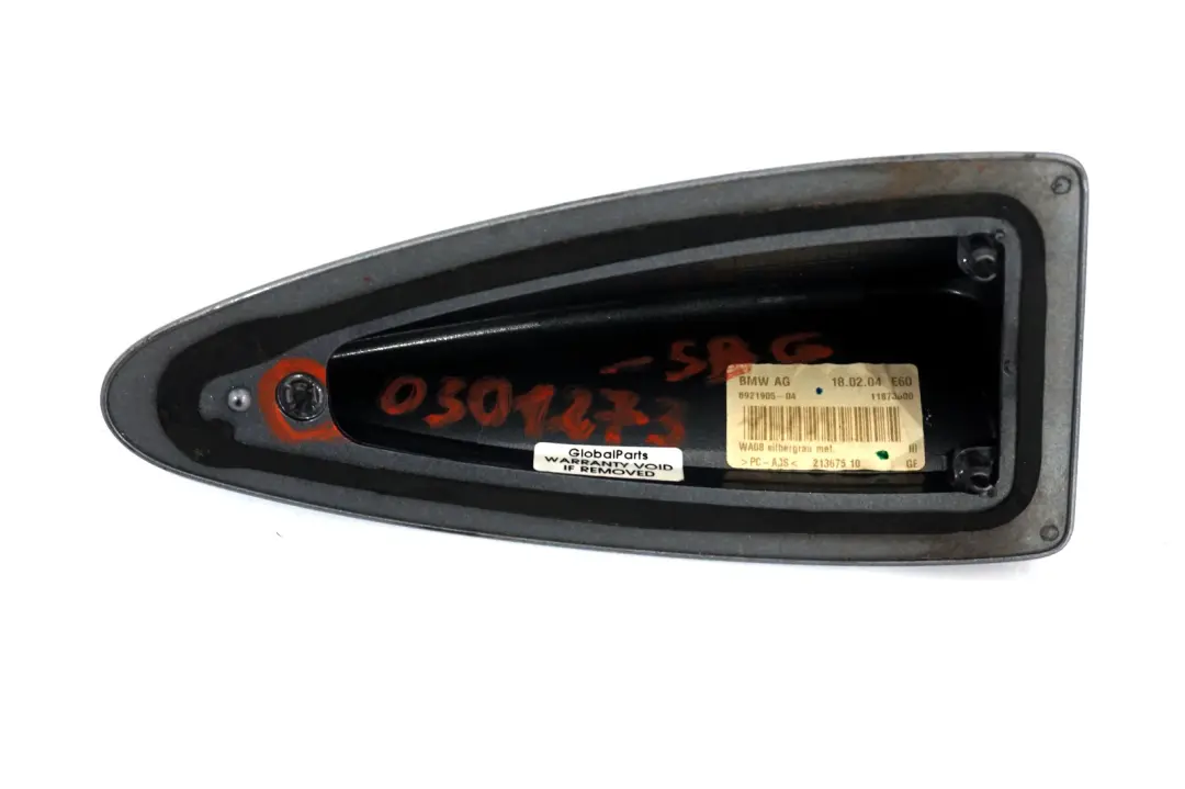 BMW 5 Series E60 Empty Housing For Roof Antenna Shark Silbergrau Silver Grey - SKU 0301273-SBG - Part number 0301273