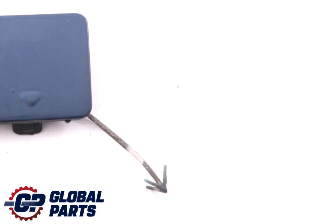 BMW E63 E64 Flap Towing Eye Front Bumper Mysticblau Mystic Blue - A07 - SKU 0301611-MYS - Part number 0301611