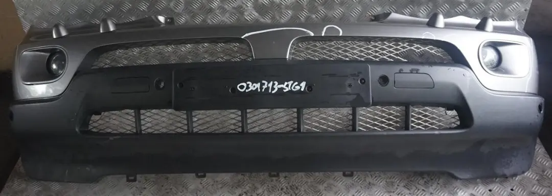 Front Bumper Panel PDC Sterlinggrau Sterling Grey - 472 to BMW X5 Series E53 1 with Part number 0301713 BMW X5 Series E53 1 Front Bumper Panel PDC Sterlinggrau Sterling Grey - 472 - SKU 0301713-STG1 - Part number 0301713