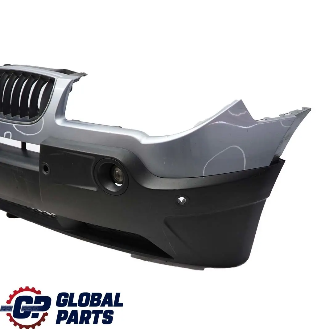 Complete Front Bumper PDC Bluewater Blue Water Metallic 896 to BMW X3 Series E83 1 with Part number 302439 BMW X3 Series E83 1 Complete Front Bumper PDC Bluewater Blue Water Metallic 896 - SKU 0302439-WB1 - Part number 302439