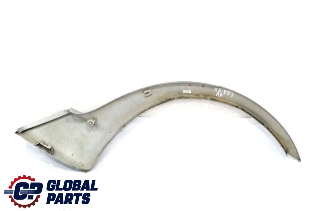 BMW X3 E83 Aerokit Aero Radlauf Hinten Rechts Bluewater Wasserblau - 896 - SKU 302748 - Teilenummer 0302748