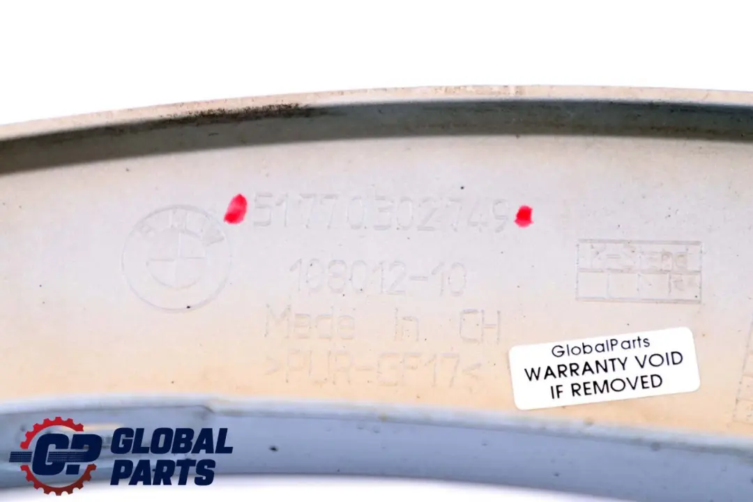 BMW X3 E83 Aerokit Aero Radlauf Hinten Links Bluewater Wasserblau - 896 - SKU 0302749 - Teilenummer 0302749