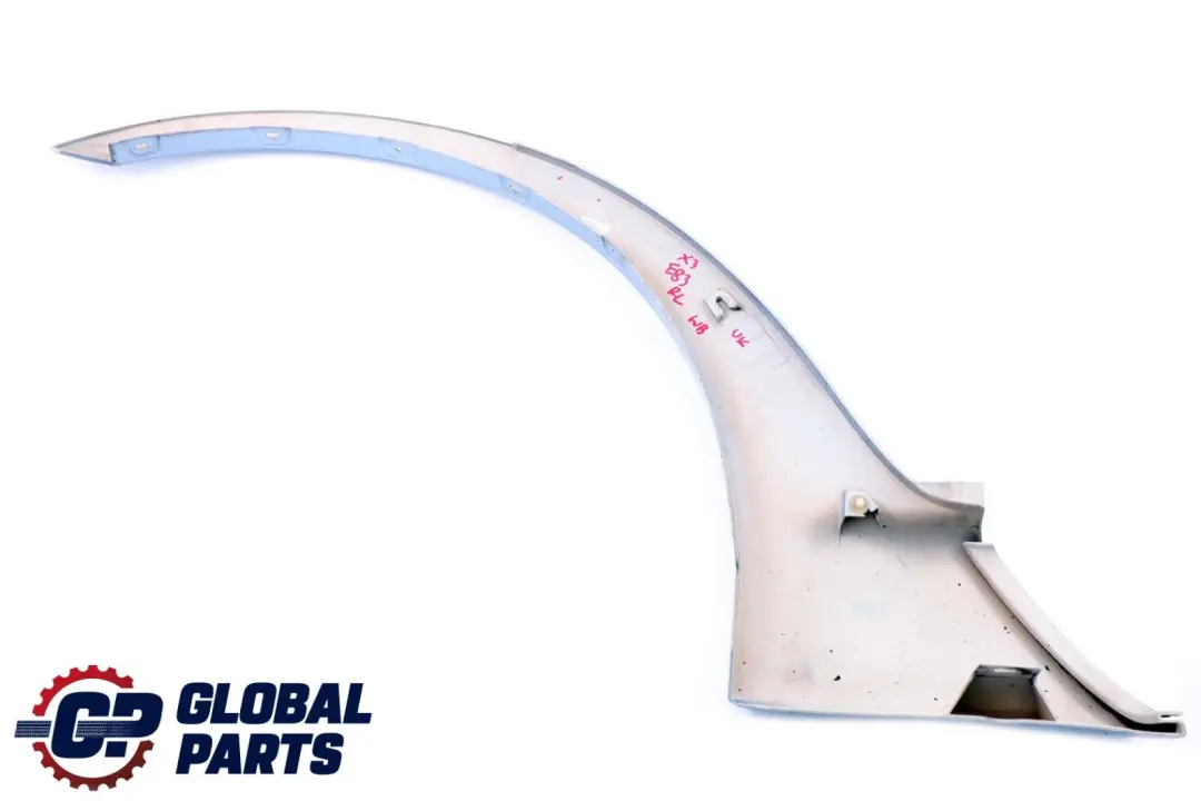 BMW X3 E83 Aerokit Aero Radlauf Hinten Links Bluewater Wasserblau - 896 - SKU 0302749 - Teilenummer 0302749