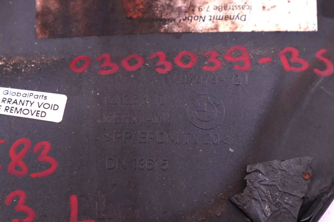 BMW X3 E83 Osłona Listwa Zaślepka Błotnika Lewy Przód Czarny 3405079 - SKU 0303039-BS - Numer Części 0303039