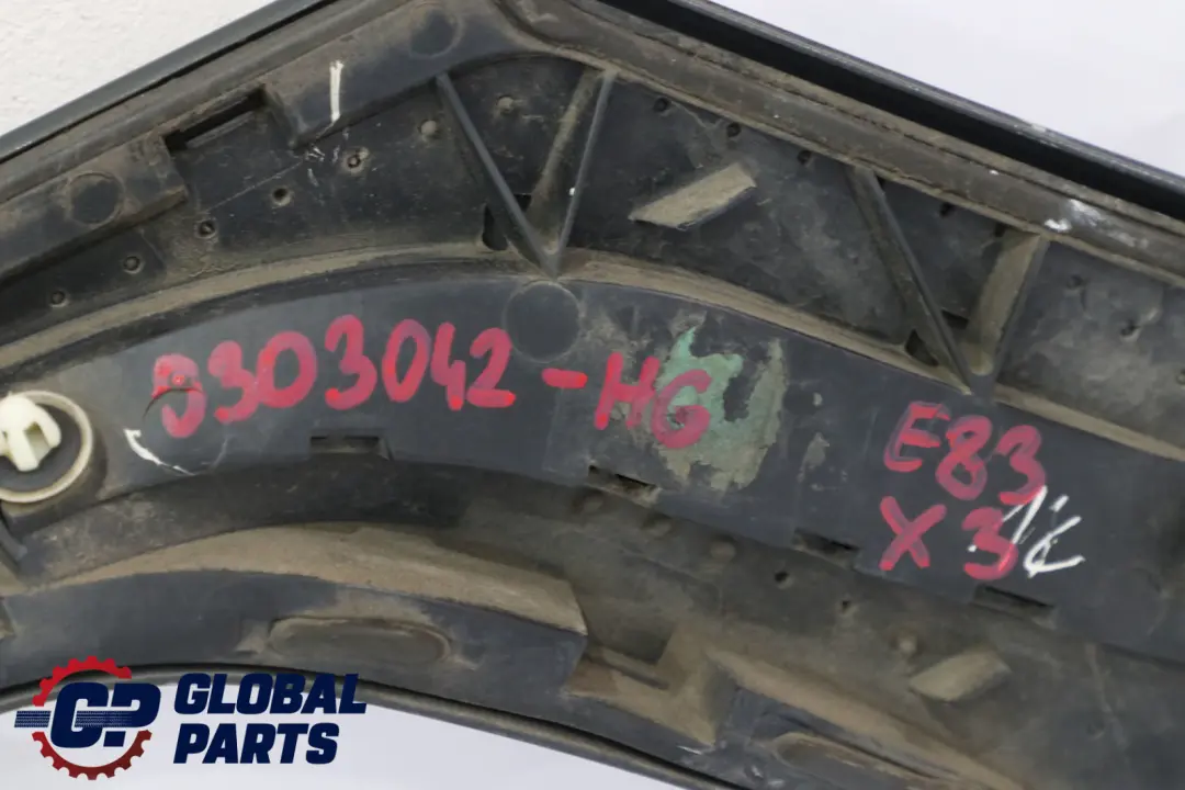 Blende Heckklappe Highland Green für BMW X3 er E83 mit Teilenummer 0303042 BMW X3 er E83 Blende Heckklappe Highland Green - SKU 0303042-HG - Teilenummer 0303042