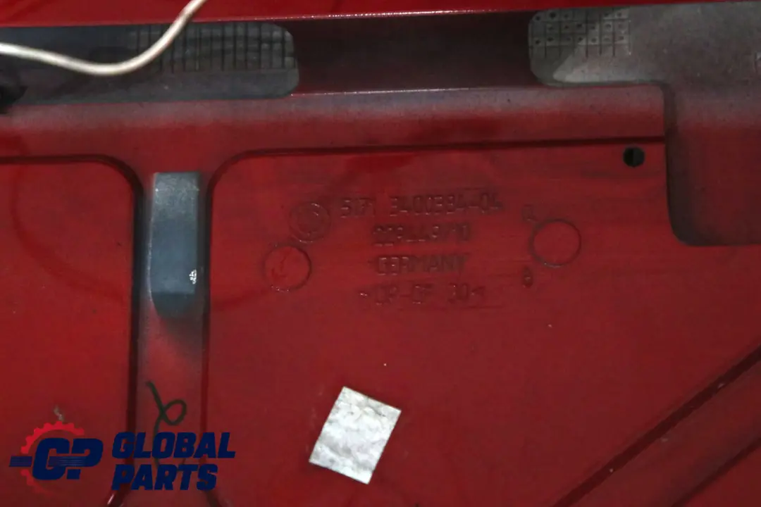 Spoiler Upper Trunk Lid Roof Karmesinrot Crimson Red to BMW X3 Series E83 Rear with Part number 0303044 BMW X3 Series E83 Rear Spoiler Upper Trunk Lid Roof Karmesinrot Crimson Red - SKU 0303044-KAR - Part number 0303044