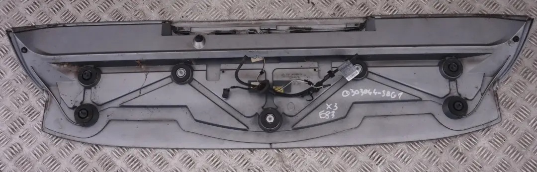 BMW X3 Series E83 1 Rear Spoiler Upper Trunk Lid Roof Silbergrau Silver Grey - SKU 0303044-SBG1 - Part number 0303044