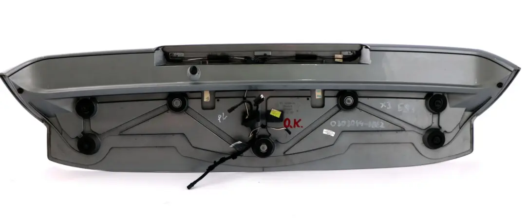 BMW X3 E83 Rear Spoiler Upper Trunk Lid Roof Silbergrau Silver Grey 3400384 - SKU 0303044-SBG2 - Part number 0303044