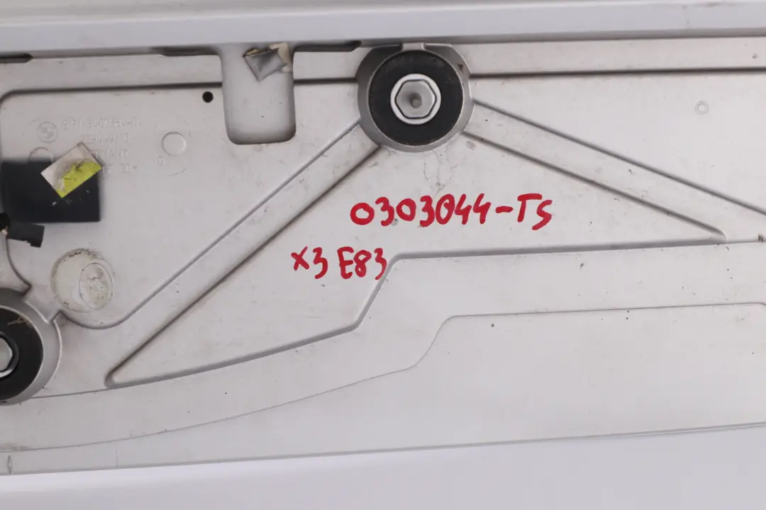 BMW X3 SERIES E83 Rear Spoiler Upper Trunk Lid Roof Titansilber Titan Silver 354 - SKU 0303044-TS - Part number 303044