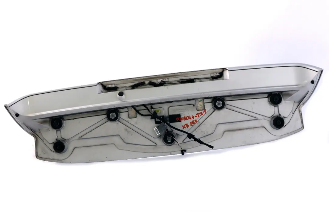 Spoiler Upper Trunk Lid Roof Titansilber Titan Silver 35 to BMW X3 Series E83 Rear with Part number 0303044 BMW X3 Series E83 Rear Spoiler Upper Trunk Lid Roof Titansilber Titan Silver 35 - SKU 0303044-TS1 - Part number 0303044