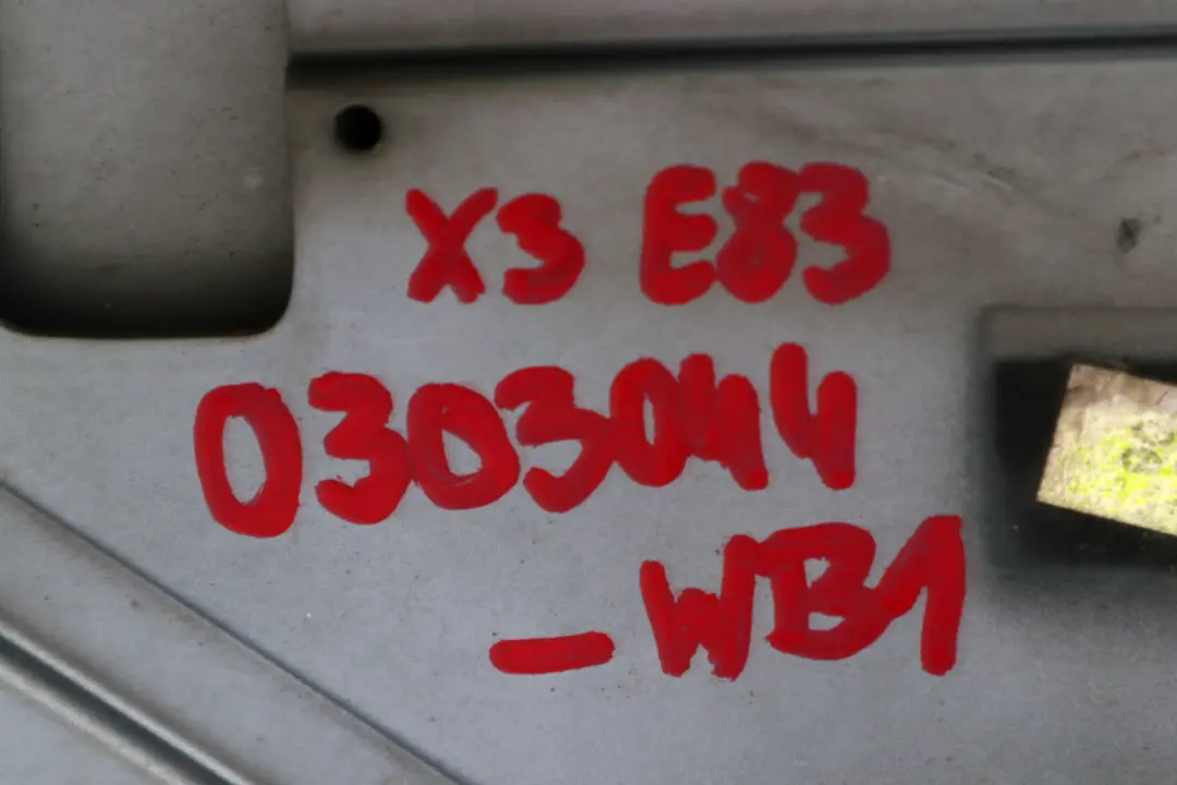 Spoiler Upper Trunk Lid Roof Bluewater Water Blue 3400384 to BMW X3 Series E83 Rear with Part number 0303044 BMW X3 Series E83 Rear Spoiler Upper Trunk Lid Roof Bluewater Water Blue 3400384 - SKU 0303044-WB1 - Part number 0303044