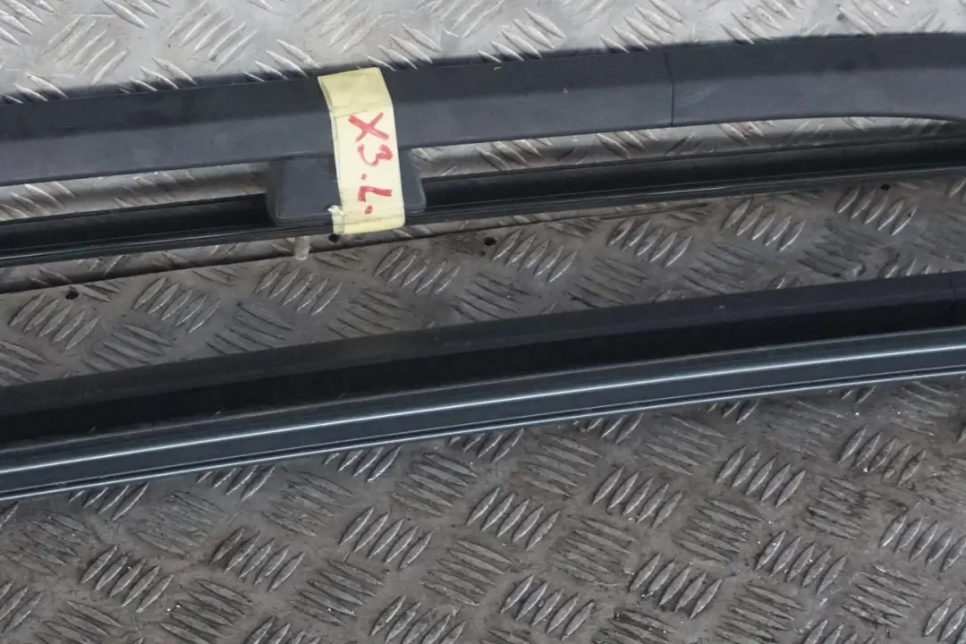 Left Right N/O/S Roof Railing Rail Rack Bar Set Highland Green - A11 to BMW X3 E83 with Part number 0304929 BMW X3 E83 Left Right N/O/S Roof Railing Rail Rack Bar Set Highland Green - A11 - SKU 0304929-HG - Part number 0304929