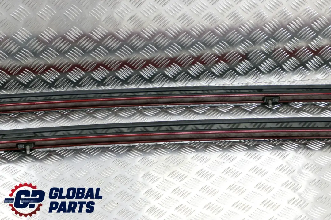 BMW X3 E83 Links Rechts Dach Reling Gepäck Träger Stange Karmesinrot Rot - A61 - SKU 0304929-KAR - Teilenummer 0304929