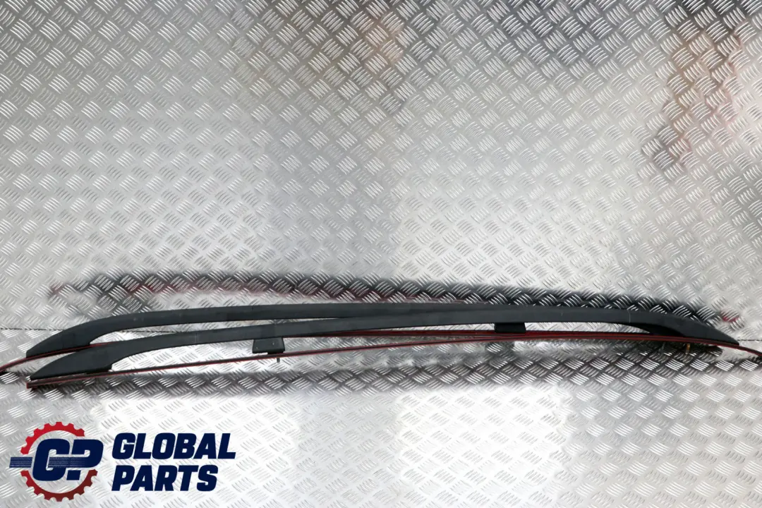 BMW X3 E83 Izquierda Derecha Techo Railing Rack Bar Karmesinrot Rojo - A61 - SKU 0304929-KAR - Número de pieza 0304929
