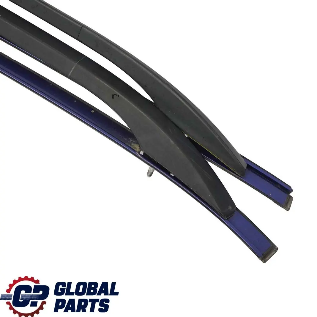 Dachreling Zierleiste Links Rechts Set Montegoblau Blau - A51 für BMW X3 er E83 mit Teilenummer 0304929 BMW X3 er E83 Dachreling Zierleiste Links Rechts Set Montegoblau Blau - A51 - SKU 0304929-MTB - Teilenummer 0304929