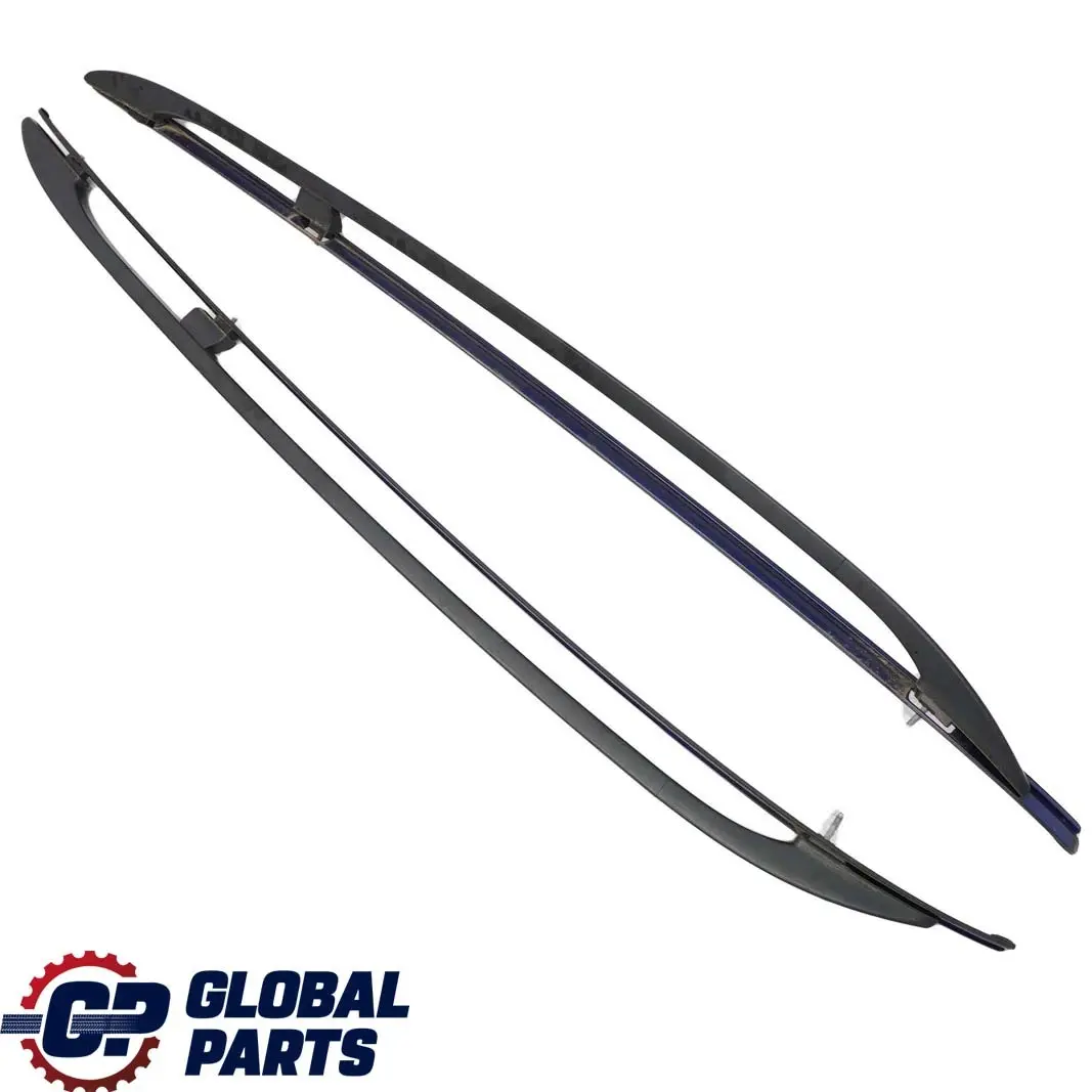 BMW X3 E83 Left Right N/O/S Roof Railing Rack Bar Set Montegoblau Blue - A51 - SKU 0304929-MTB - Part number 0304929