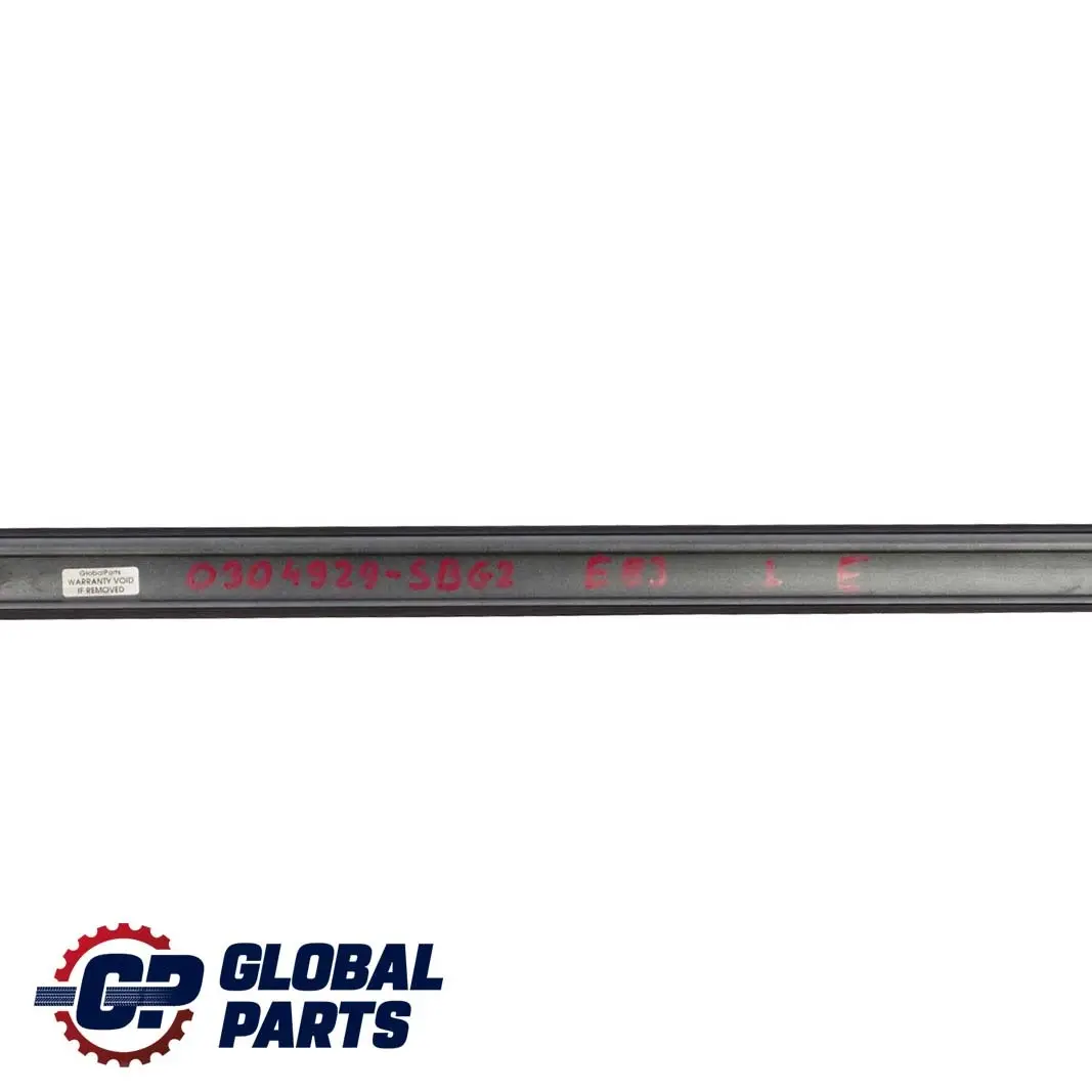 BMW X3 E83 Modanatura Tetto SX Grigio Argento Metallizzato - A08 - SKU 0304929-SBG2 - Numero di parte 0304929
