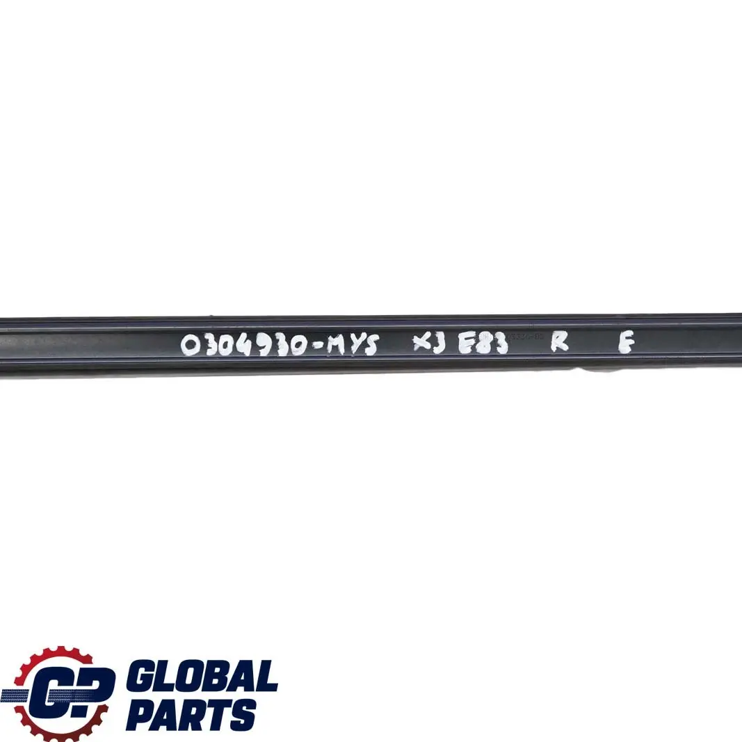 BMW X3 E83 Listwa Ozdobna Relingu Dachowego Prawa Mysticblau Blue - A07 - SKU 0304930-MYS - Numer Części 0304930