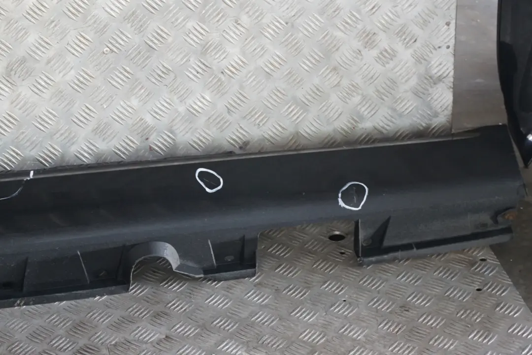 BMW E63 E64 Revetement Seuil A Gauche Noir Sapphire - 475 0304947 - SKU 0304948-BS - Numéro de pièce 0304948