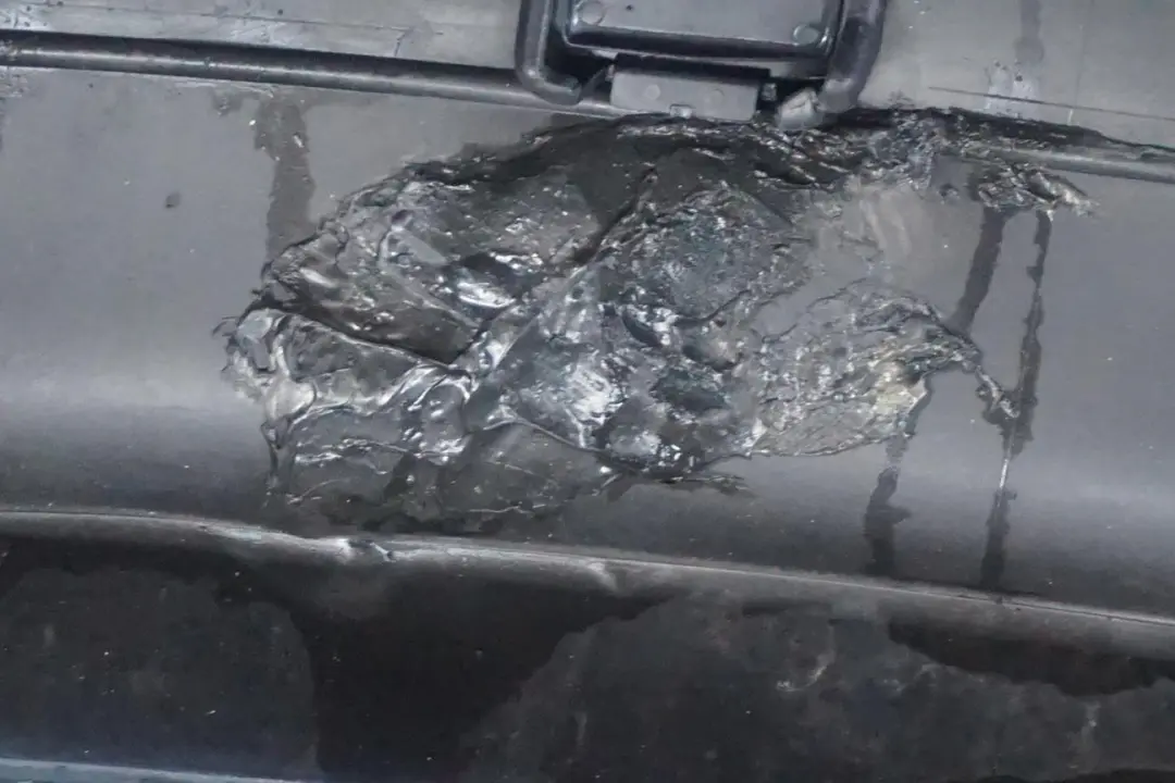 Bumper Trim Panel PDC Titangrau Grey II Metallic - A36 to BMW 5 E61 Touring Rear with Part number 0306983 BMW 5 E61 Touring Rear Bumper Trim Panel PDC Titangrau Grey II Metallic - A36 - SKU 0306983-TGR - Part number 0306983