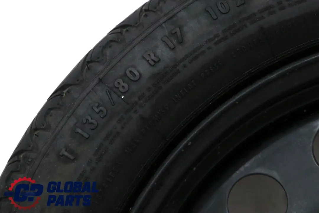 Kompaktowe Koło Zapasowe Stalowe Czarne 135/80 R17 do BMW E60 o numerze 0308889 BMW E60 Kompaktowe Koło Zapasowe Stalowe Czarne 135/80 R17 - SKU 0308889-1 - Numer Części 0308889