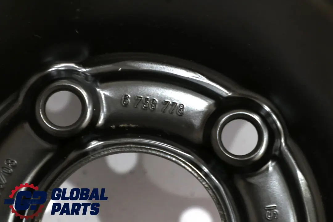 BMW E60 Compact Spare Wheel Steel Black 135/80 R17 - SKU 0308889 - Part number 0308889