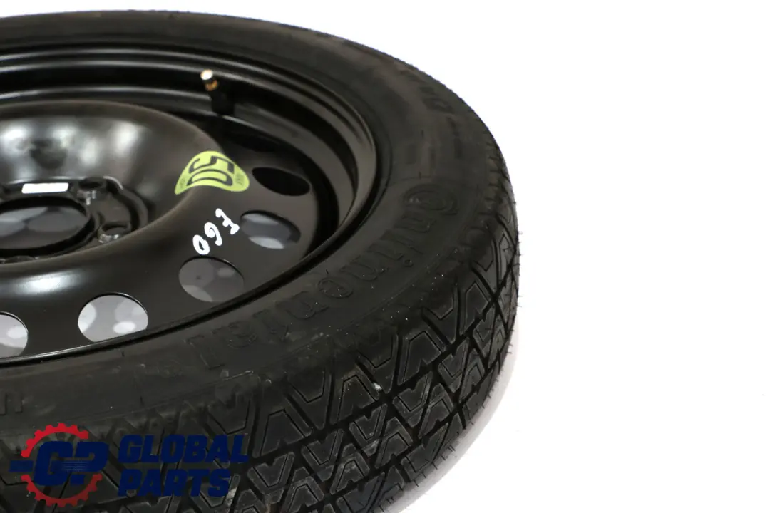 BMW E60 Compact Spare Wheel Steel Black 135/80 R17 6758778 - SKU 0308889 - Part number 0308889