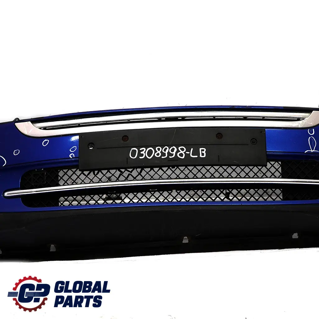 Complete Front Bumper Panel Lightning Blue - A63 to BMW Mini Cooper Cabrio R50 R52 with Part number 0308998 BMW Mini Cooper Cabrio R50 R52 Complete Front Bumper Panel Lightning Blue - A63 - SKU 0308998-LB - Part number 0308998