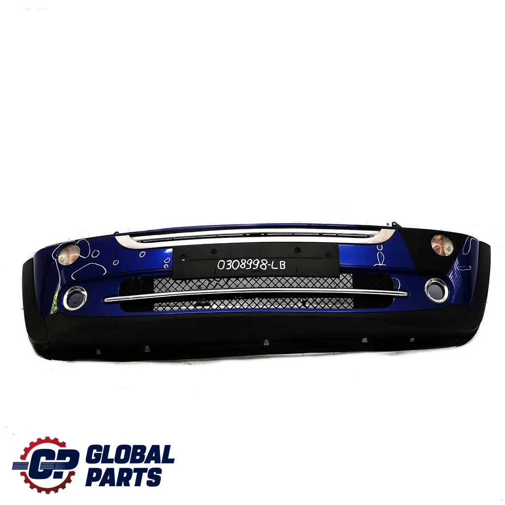 Stossfänger Vorn Lightning Blue Blau - A63 für BMW Mini R50 R52 Cooper Cabrio mit Teilenummer 0308998 BMW Mini R50 R52 Cooper Cabrio Stossfänger Vorn Lightning Blue Blau - A63 - SKU 0308998-LB - Teilenummer 0308998