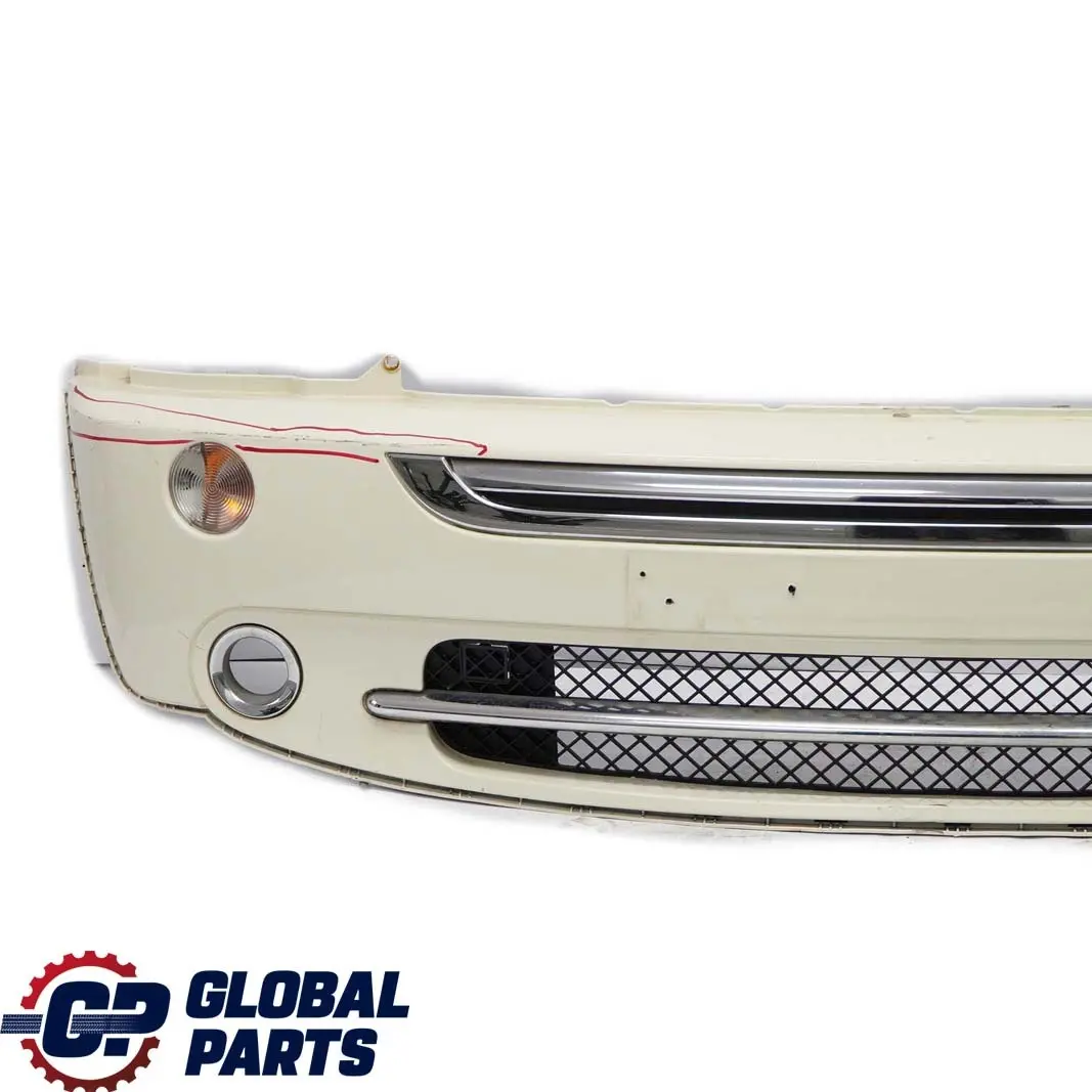 BMW Mini Cooper Cabrio R50 R52 1 Front Bumper Panel Pepper White - 850 - SKU 0308998-PW1 - Part number 0308998