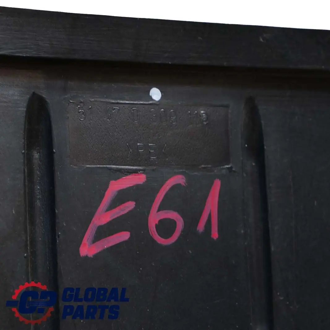 BMW 5 E61 Touring Boot Liner Trunk Luggage Compartment Floor Pan Rubber Tray - SKU 0309118 - Part number 0309118