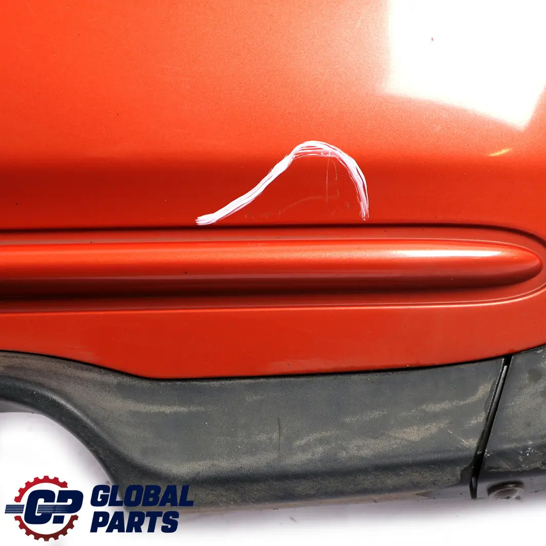 Bumper Panel PDC Hot Orange Metallic - A26 to Mini Cooper One R52 Cabrio Rear with Part number 0309181 Mini Cooper One R52 Cabrio Rear Bumper Panel PDC Hot Orange Metallic - A26 - SKU 0309181-HOT - Part number 0309181
