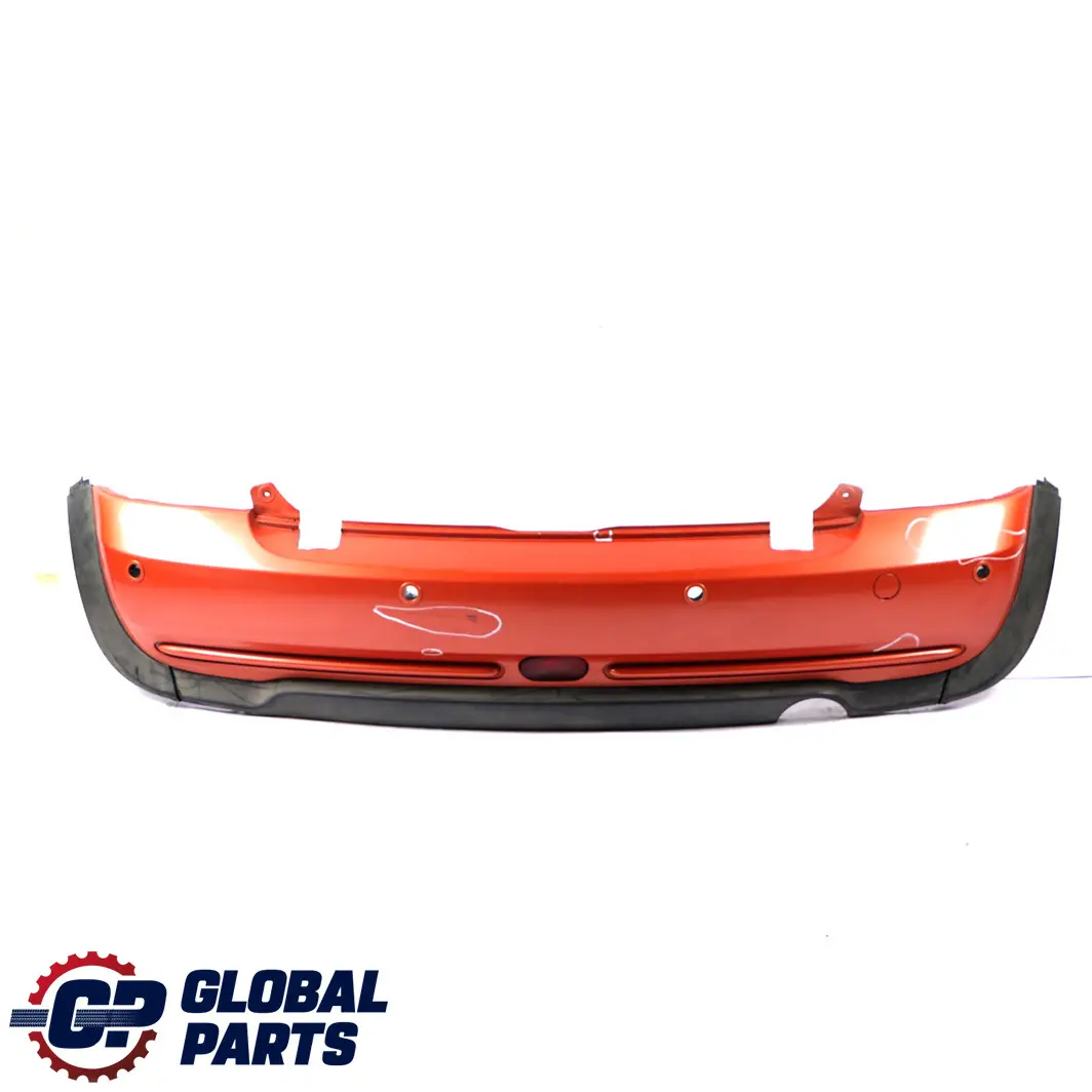 Bumper Panel PDC Hot Orange Metallic - A26 to Mini Cooper One R52 Cabrio Rear with Part number 0309181 Mini Cooper One R52 Cabrio Rear Bumper Panel PDC Hot Orange Metallic - A26 - SKU 0309181-HOT - Part number 0309181