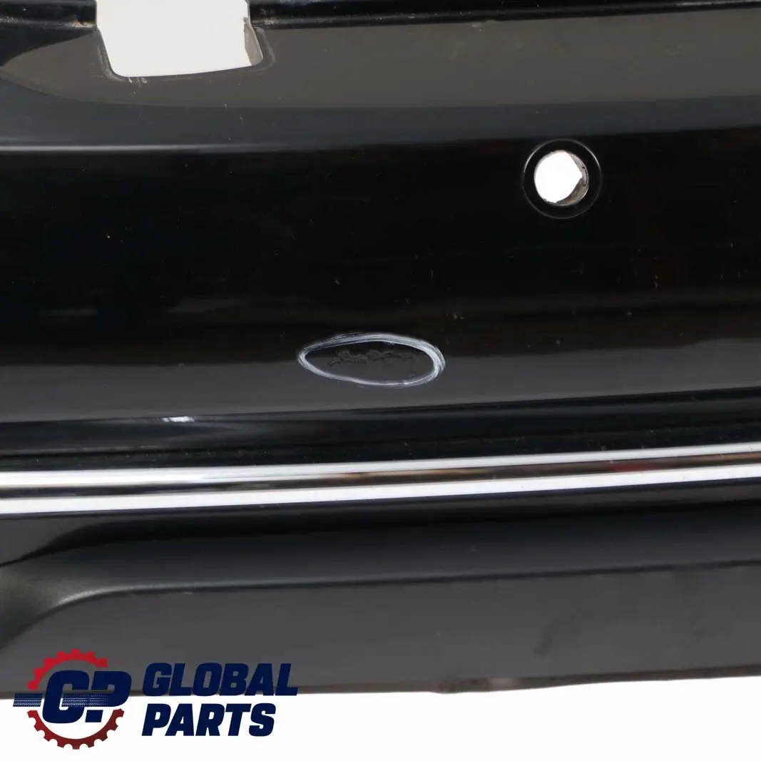 BMW Mini R52 Cabrio Complete Rear Bumper PDC Holes Panel Black - SKU 0309183-BLK - Part number 0309183