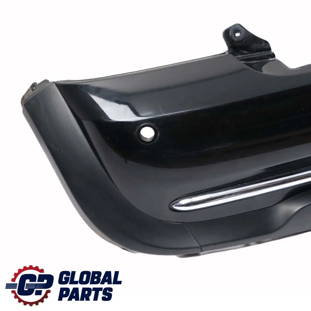 Complete Rear Bumper PDC Holes Panel Black to BMW Mini R52 Cabrio with Part number 0309183 BMW Mini R52 Cabrio Complete Rear Bumper PDC Holes Panel Black - SKU 0309183-BLK - Part number 0309183