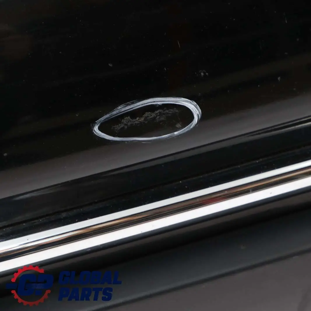 Complete Rear Bumper PDC Holes Panel Black to BMW Mini R52 Cabrio with Part number 0309183 BMW Mini R52 Cabrio Complete Rear Bumper PDC Holes Panel Black - SKU 0309183-BLK - Part number 0309183