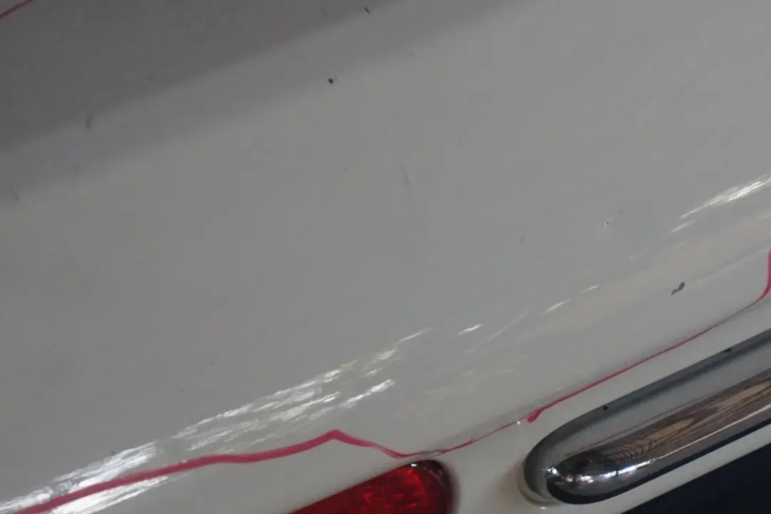 BMW Mini R52 Cabrio 1 Complete Rear Bumper PDC Panel Pepper White - 850 - SKU 0309183-PW1 - Part number 0309183