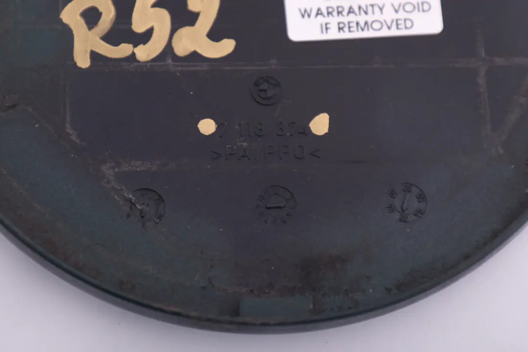 Filler In Flap Fuel Cap Cover British Racing Green 7118374 to Mini Cabrio R52 with Part number 0309413 Mini Cabrio R52 Filler In Flap Fuel Cap Cover British Racing Green 7118374 - SKU 0309413-BRG - Part number 0309413