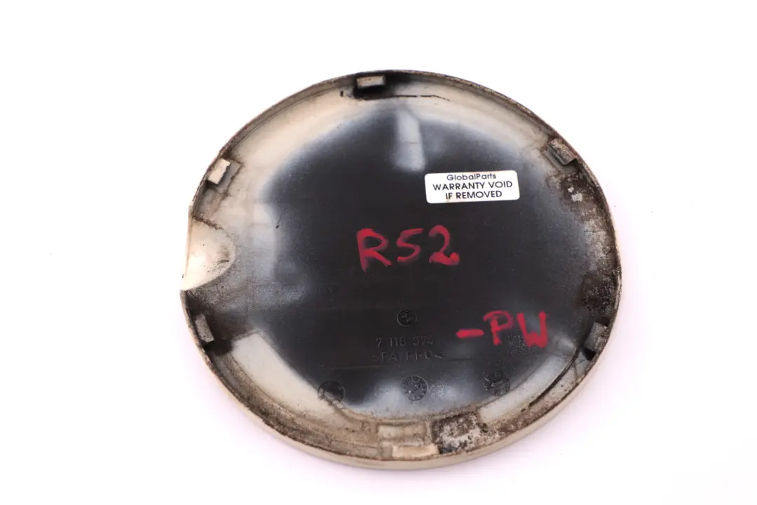 BMW Mini Cabrio R52 Couvercle Bouchon Carburant Volet Blanc Poivre 850 - SKU 0309413-PW - Numéro de pièce 0309413
