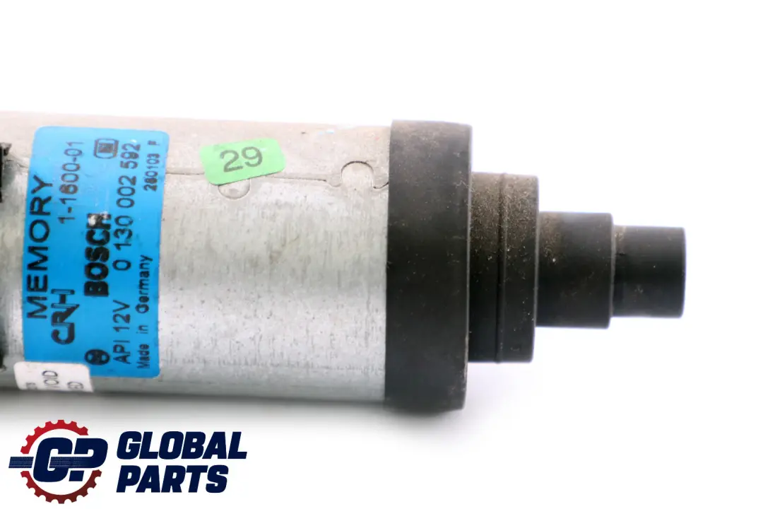 Front Right O/S Seat Adjustment Drive Motor Bosch 0 390 002 592 to BMW 7 Series E65 with Part number 0390002592 BMW 7 Series E65 Front Right O/S Seat Adjustment Drive Motor Bosch 0 390 002 592 - SKU 390002592 - Part number 0390002592