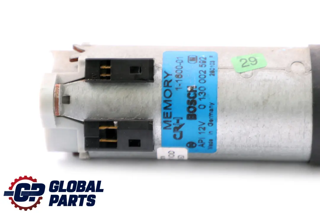 Front Right O/S Seat Adjustment Drive Motor Bosch 0 390 002 592 to BMW 7 Series E65 with Part number 0390002592 BMW 7 Series E65 Front Right O/S Seat Adjustment Drive Motor Bosch 0 390 002 592 - SKU 390002592 - Part number 0390002592