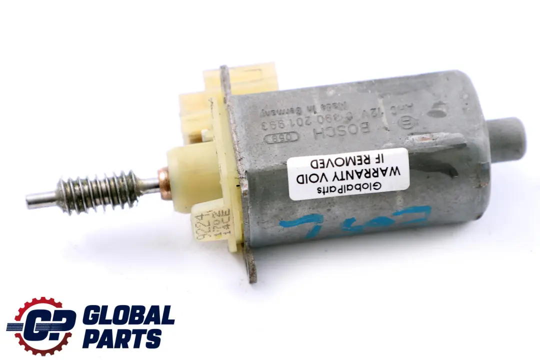 BMW E65 Front Left N/S Seat Adjustment Drive Motor Bosch 0 390 201 993 - SKU 0390201993 - Part number 0390201993