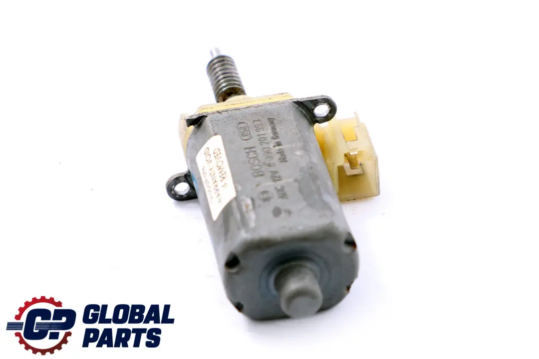 BMW E65 Moteur d'entraînement de réglage siège avant gauche Bosch 0 390 201 993 - SKU 390201993 - Numéro de pièce 0390201993