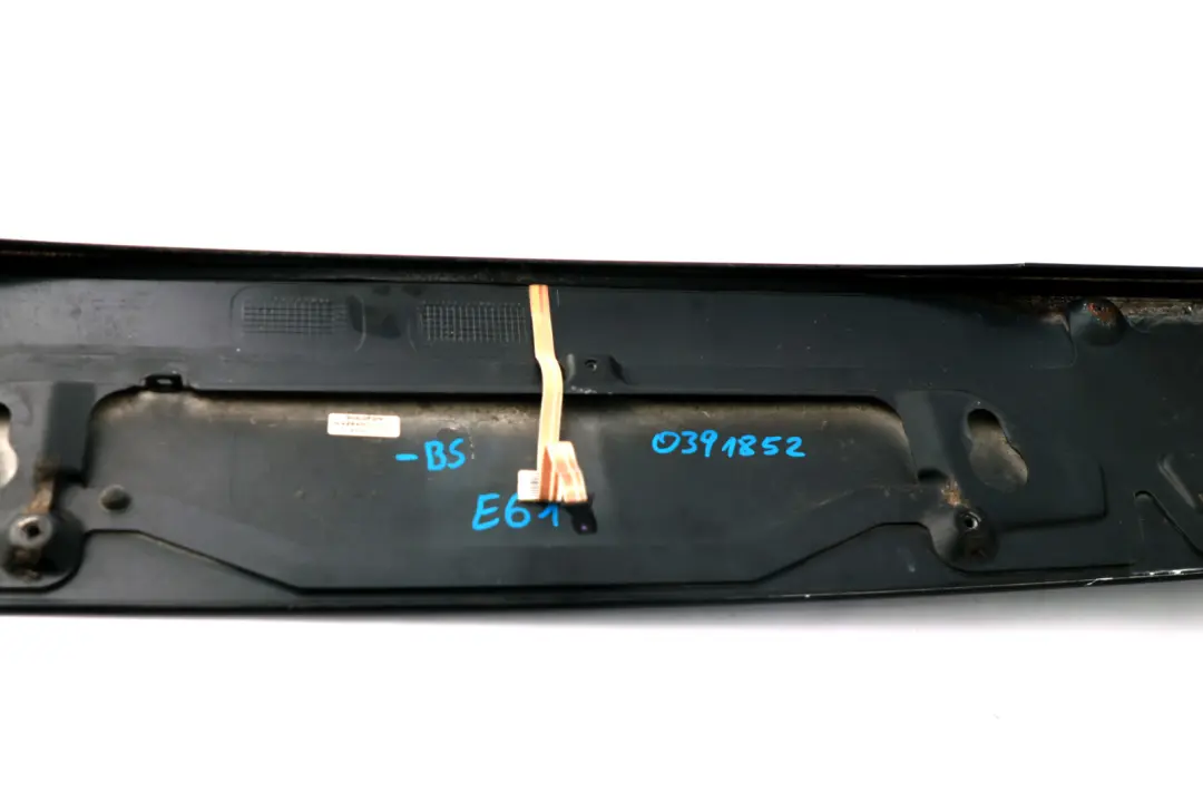 BMW 5 Series E61 E61N LCI Touring Boot Tailgate Rear Spoiler Black Sapphire - SKU 0391852-BS - Part number 7061467