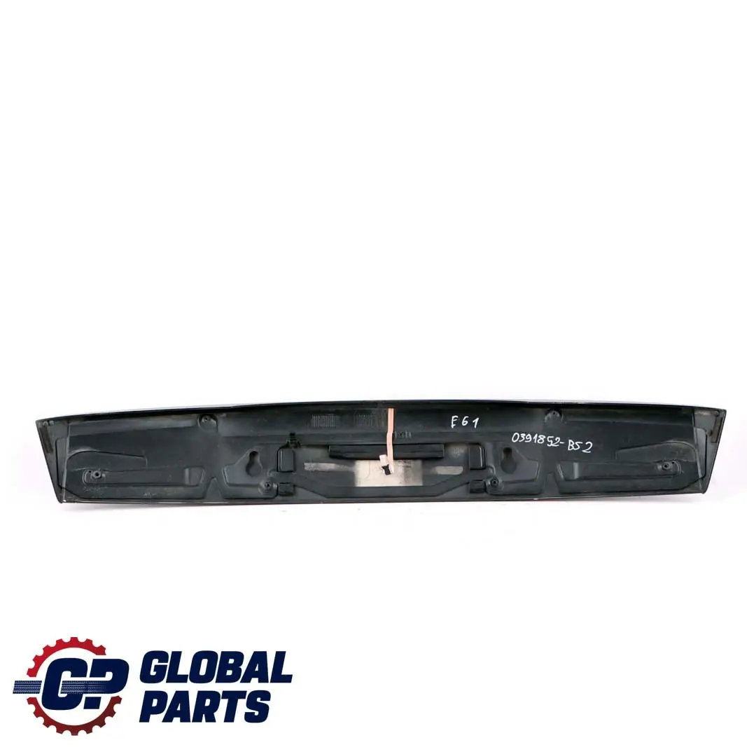 Boot Tailgate Rear Spoiler Black Sapphire to BMW 5 Series E61 LCI Touring with Part number 0391852 BMW 5 Series E61 LCI Touring Boot Tailgate Rear Spoiler Black Sapphire - SKU 0391852-BS2 - Part number 0391852
