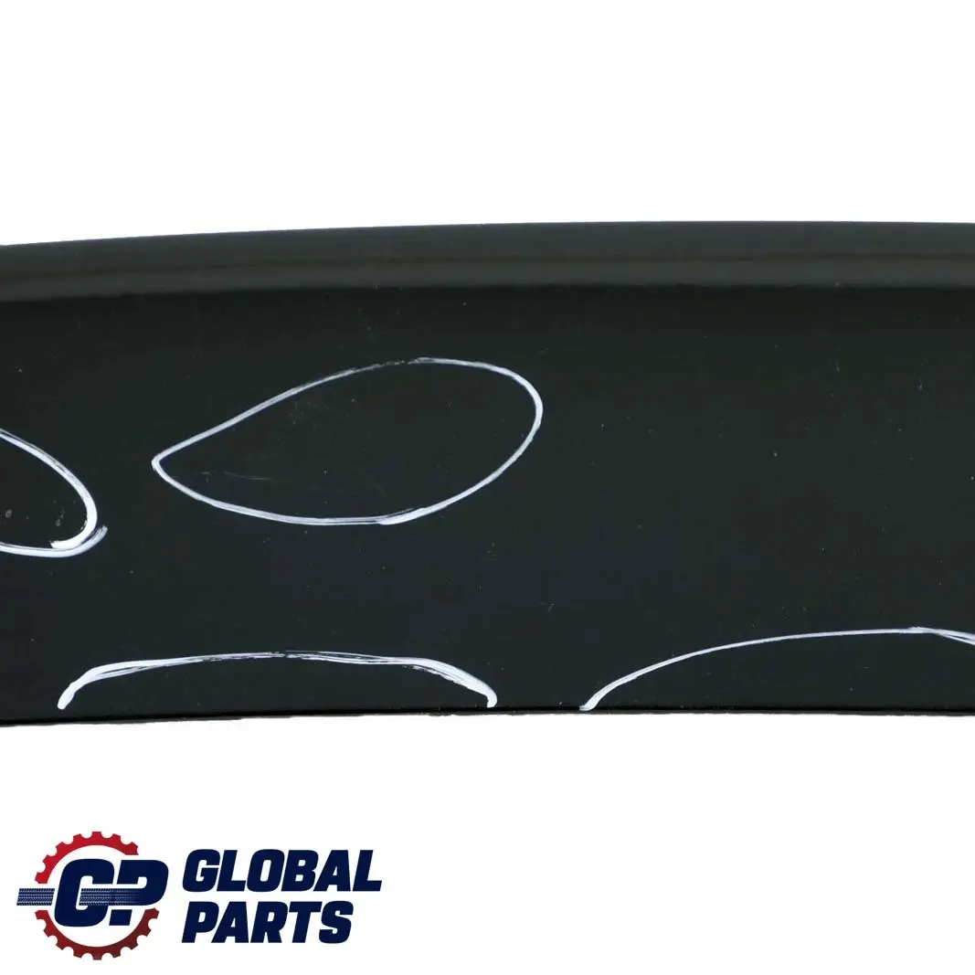 BMW 5 Series E61 LCI Touring Boot Tailgate Rear Spoiler Black Sapphire - SKU 0391852-BS2 - Part number 0391852