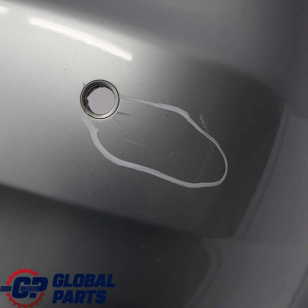 BMW 5 E60 M5 Complete Rear Bumper PDC Silverstone II Metallic - A29 - SKU 0391958-SIL - Part number 0391958
