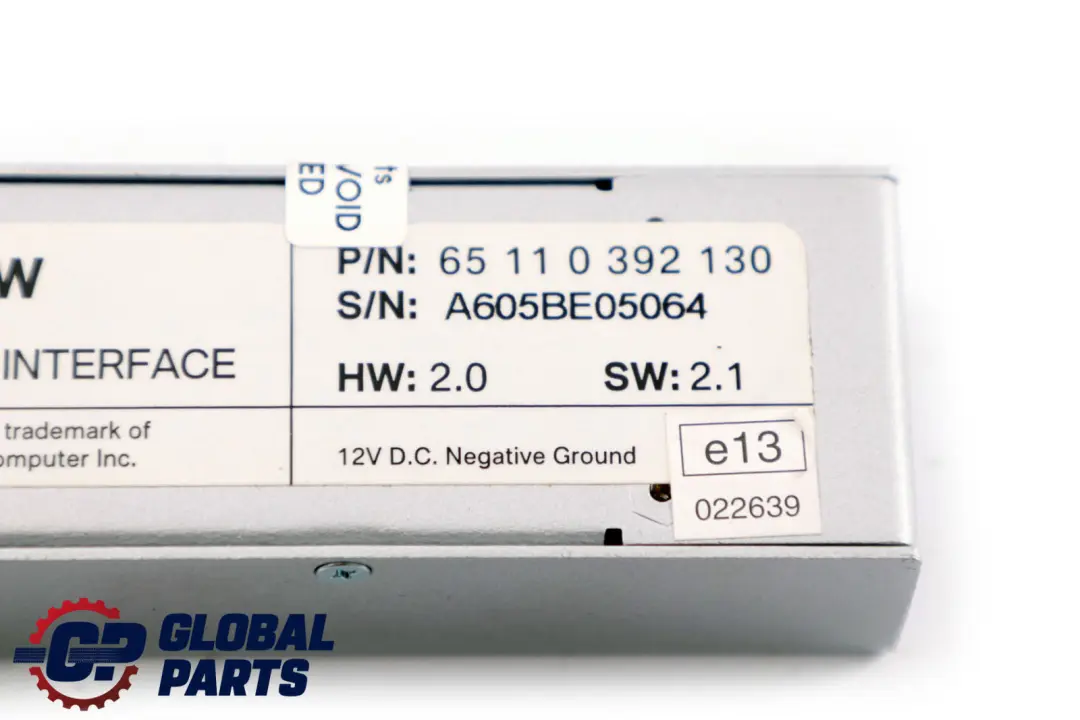 Reihe E38 E39 E46 E53 iPod Interface Steuergerät Modul für BMW 3 5 7 X5 mit Teilenummer 0392130 BMW 3 5 7 X5 Reihe E38 E39 E46 E53 iPod Interface Steuergerät Modul - SKU 0392130 - Teilenummer 0392130