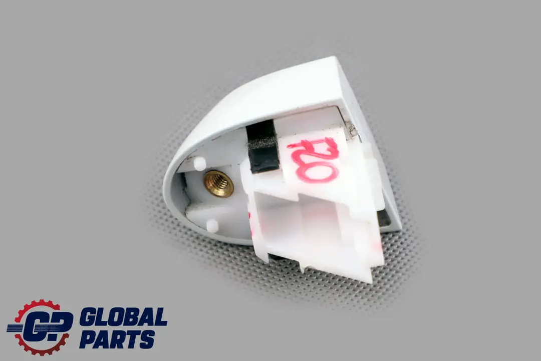 Exterior Handle Rear Left Door N/S Alpinweiss to BMW E90 E91 F20 F21 F30 Cover with Part number 7162431 BMW E90 E91 F20 F21 F30 Cover Exterior Handle Rear Left Door N/S Alpinweiss - SKU 0392541-AW - Part number 7162431