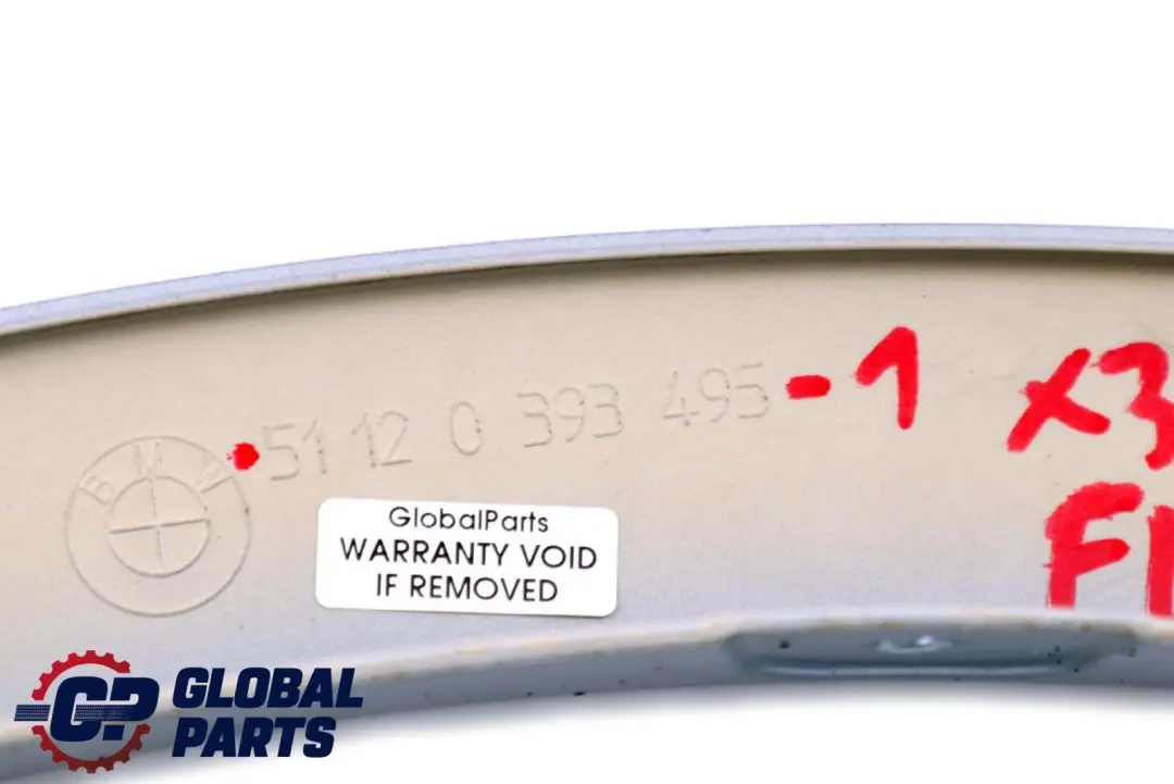 Aerokit Aero Delantero Izquierdo Cubre Paso De Rueda Bluewater Metallic para BMW con número de pieza 0393495 BMW Aerokit Aero Delantero Izquierdo Cubre Paso De Rueda Bluewater Metallic - SKU 0393495-1 - Número de pieza 0393495